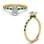 Load image into Gallery viewer, hidden-halo-petite-marquise-cut-diamond-engagement-ring-with-emerald-in-FD9168MQRGEMGRANGLE3-NL-YG
