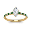 Load image into Gallery viewer, hidden-halo-petite-marquise-cut-diamond-engagement-ring-with-emerald-in-FD9168MQRGEMGRANGLE3-NL-YG