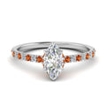 Thumbnail 16 - hidden-halo-petite-marquise-cut-diamond-engagement-ring-with-orange-sapphire-in-FD9168MQRGSAORANGLE3-NL-WG