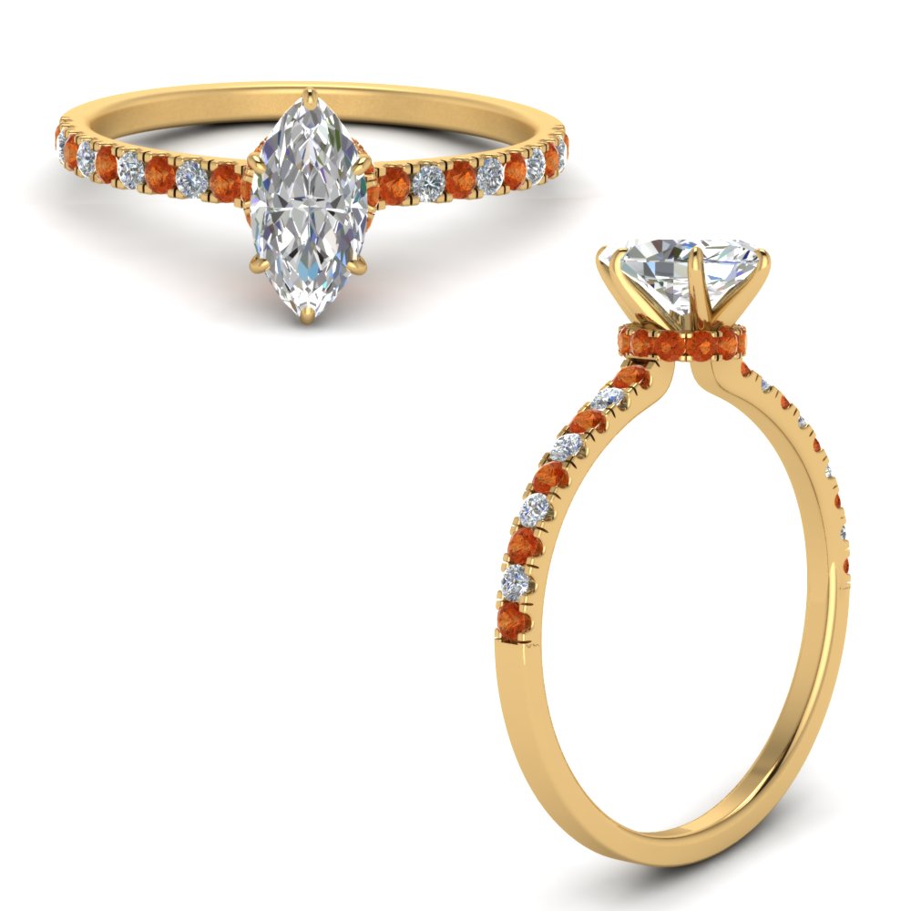 hidden-halo-petite-marquise-cut-diamond-engagement-ring-with-orange-sapphire-in-FD9168MQRGSAORANGLE3-NL-YG