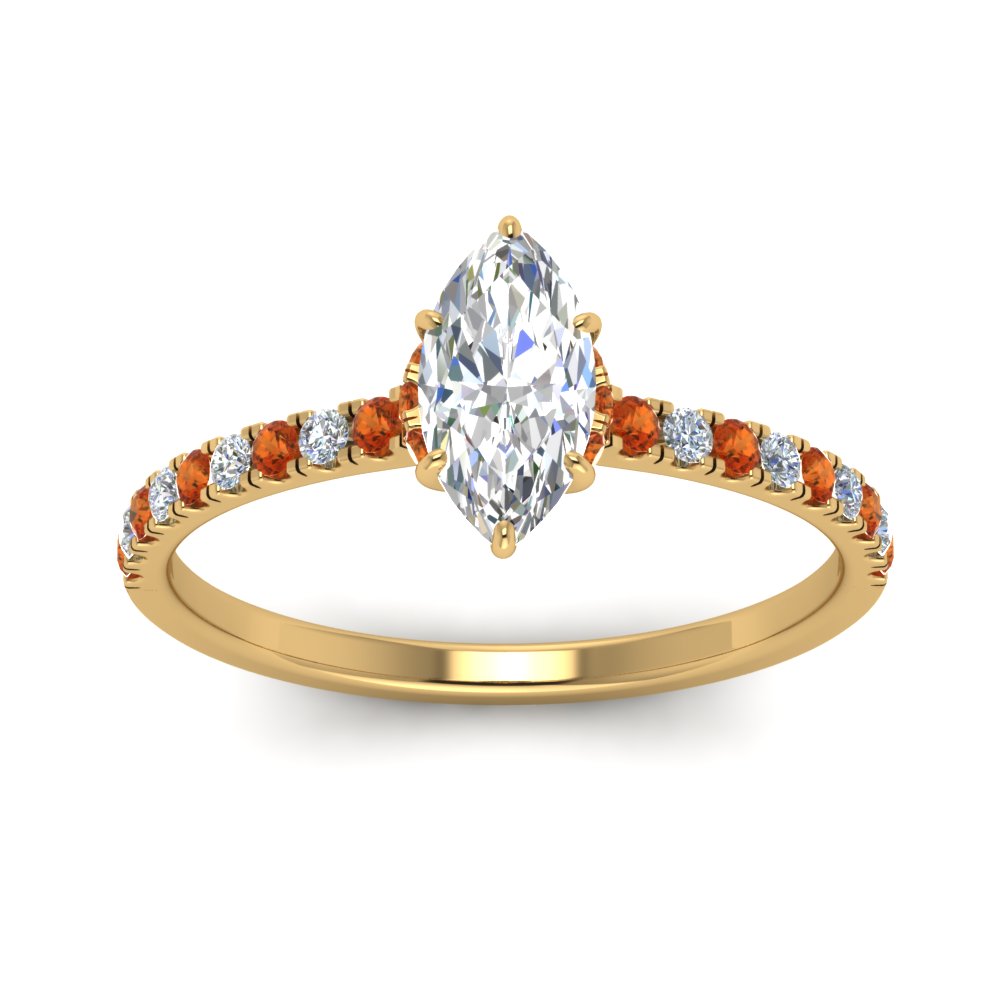 hidden-halo-petite-marquise-cut-diamond-engagement-ring-with-orange-sapphire-in-FD9168MQRGSAORANGLE3-NL-YG