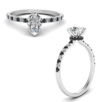 Load image into Gallery viewer, hidden-halo-petite-marquise-cut-engagement-ring-with-black-diamond-in-FD9168MQRGBLACKANGLE3-NL-WG

