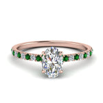 Load image into Gallery viewer, hidden-halo-petite-oval-shaped-diamond-engagement-ring-with-emerald-in-FD9168OVRGEMGRANGLE3-NL-RG
