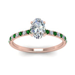 Load image into Gallery viewer, hidden-halo-petite-oval-shaped-diamond-engagement-ring-with-emerald-in-FD9168OVRGEMGRANGLE3-NL-RG
