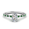 Load image into Gallery viewer, hidden-halo-petite-oval-shaped-diamond-engagement-ring-with-emerald-in-FD9168OVRGEMGRANGLE3-NL-WG