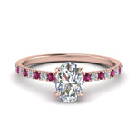 Load image into Gallery viewer, hidden-halo-petite-oval-shaped-diamond-engagement-ring-with-pink-sapphire-in-FD9168OVRGSADRPIANGLE3-NL-RG
