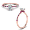 Load image into Gallery viewer, hidden-halo-petite-oval-shaped-diamond-engagement-ring-with-pink-sapphire-in-FD9168OVRGSADRPIANGLE3-NL-RG