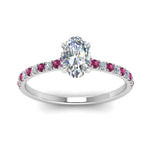 Load image into Gallery viewer, hidden-halo-petite-oval-shaped-diamond-engagement-ring-with-pink-sapphire-in-FD9168OVRGSADRPIANGLE3-NL-WG
