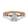 Load image into Gallery viewer, hidden-halo-petite-oval-shaped-diamond-engagement-ring-with-pink-sapphire-in-FD9168OVRGSADRPIANGLE3-NL-YG