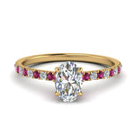 Load image into Gallery viewer, hidden-halo-petite-oval-shaped-diamond-engagement-ring-with-pink-sapphire-in-FD9168OVRGSADRPIANGLE3-NL-YG

