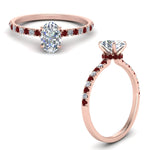 Load image into Gallery viewer, hidden-halo-petite-oval-shaped-diamond-engagement-ring-with-ruby-in-FD9168OVRGRUDRANGLE3-NL-RG
