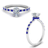 Load image into Gallery viewer, hidden-halo-petite-oval-shaped-diamond-engagement-ring-with-sapphire-in-FD9168OVRGSABLANGLE3-NL-WG