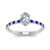 Load image into Gallery viewer, hidden-halo-petite-oval-shaped-diamond-engagement-ring-with-sapphire-in-FD9168OVRGSABLANGLE3-NL-WG