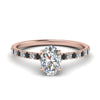 Load image into Gallery viewer, hidden-halo-petite-oval-shaped-engagement-ring-with-black-diamond-in-FD9168OVRGBLACKANGLE3-NL-RG