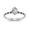 Load image into Gallery viewer, hidden-halo-petite-oval-shaped-engagement-ring-with-black-diamond-in-FD9168OVRGBLACKANGLE3-NL-WG