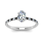 Load image into Gallery viewer, hidden-halo-petite-oval-shaped-engagement-ring-with-black-diamond-in-FD9168OVRGBLACKANGLE3-NL-WG
