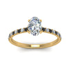 Load image into Gallery viewer, hidden-halo-petite-oval-shaped-engagement-ring-with-black-diamond-in-FD9168OVRGBLACKANGLE3-NL-YG
