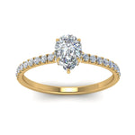 Load image into Gallery viewer, hidden-halo-petite-pear-shaped-diamond-engagement-ring-in-FD9168PERANGLE3-NL-YG
