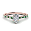 Load image into Gallery viewer, hidden-halo-petite-pear-shaped-diamond-engagement-ring-with-emerald-in-FD9168PERGEMGRANGLE3-NL-RG