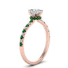 Load image into Gallery viewer, hidden-halo-petite-pear-shaped-diamond-engagement-ring-with-emerald-in-FD9168PERGEMGRANGLE3-NL-RG