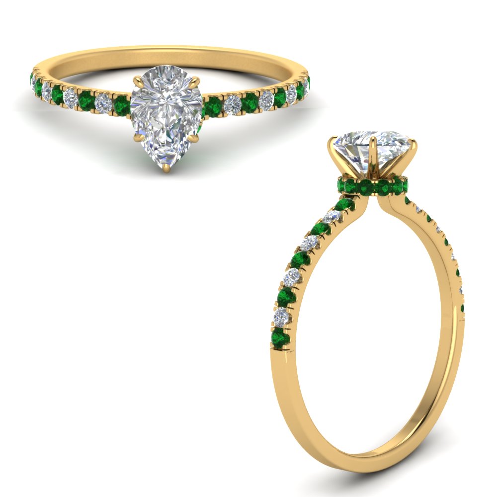 hidden-halo-petite-pear-shaped-diamond-engagement-ring-with-emerald-in-FD9168PERGEMGRANGLE3-NL-YG
