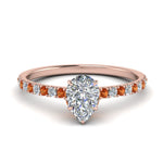 Load image into Gallery viewer, hidden-halo-petite-pear-shaped-diamond-engagement-ring-with-orange-sapphire-in-FD9168PERGSAORANGLE3-NL-RG
