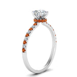 Load image into Gallery viewer, hidden-halo-petite-pear-shaped-diamond-engagement-ring-with-orange-sapphire-in-FD9168PERGSAORANGLE3-NL-WG
