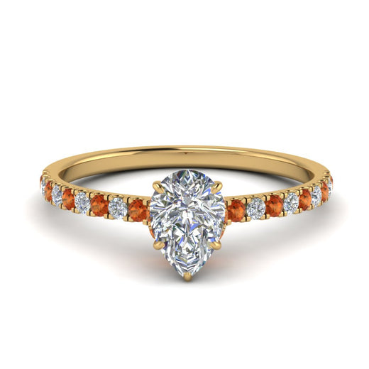 hidden-halo-petite-pear-shaped-diamond-engagement-ring-with-orange-sapphire-in-FD9168PERGSAORANGLE3-NL-YG