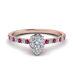 Load image into Gallery viewer, hidden-halo-petite-pear-shaped-diamond-engagement-ring-with-pink-sapphire-in-FD9168PERGSADRPIANGLE3-NL-RG
