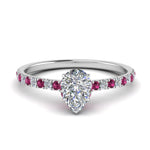 Load image into Gallery viewer, hidden-halo-petite-pear-shaped-diamond-engagement-ring-with-pink-sapphire-in-FD9168PERGSADRPIANGLE3-NL-WG
