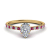 Load image into Gallery viewer, hidden-halo-petite-pear-shaped-diamond-engagement-ring-with-pink-sapphire-in-FD9168PERGSADRPIANGLE3-NL-YG