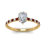 Load image into Gallery viewer, hidden-halo-petite-pear-shaped-diamond-engagement-ring-with-ruby-in-FD9168PERGRUDRANGLE3-NL-YG
