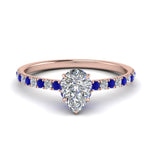 Load image into Gallery viewer, hidden-halo-petite-pear-shaped-diamond-engagement-ring-with-sapphire-in-FD9168PERGSABLANGLE3-NL-RG
