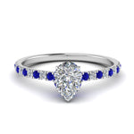 Load image into Gallery viewer, hidden-halo-petite-pear-shaped-diamond-engagement-ring-with-sapphire-in-FD9168PERGSABLANGLE3-NL-WG
