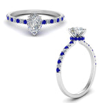 Load image into Gallery viewer, hidden-halo-petite-pear-shaped-diamond-engagement-ring-with-sapphire-in-FD9168PERGSABLANGLE3-NL-WG
