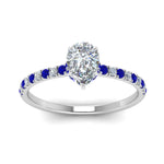Load image into Gallery viewer, hidden-halo-petite-pear-shaped-diamond-engagement-ring-with-sapphire-in-FD9168PERGSABLANGLE3-NL-WG
