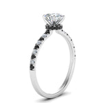 Load image into Gallery viewer, hidden-halo-petite-pear-shaped-engagement-ring-with-black-diamond-in-FD9168PERGBLACKANGLE3-NL-WG
