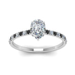 Load image into Gallery viewer, hidden-halo-petite-pear-shaped-engagement-ring-with-black-diamond-in-FD9168PERGBLACKANGLE3-NL-WG

