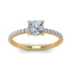 Load image into Gallery viewer, hidden-halo-petite-princess-cut-diamond-engagement-ring-in-FD9168PRRANGLE3-NL-YG