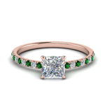 Load image into Gallery viewer, hidden-halo-petite-princess-cut-diamond-engagement-ring-with-emerald-in-FD9168PRRGEMGRANGLE3-NL-RG
