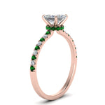 Load image into Gallery viewer, hidden-halo-petite-princess-cut-diamond-engagement-ring-with-emerald-in-FD9168PRRGEMGRANGLE3-NL-RG
