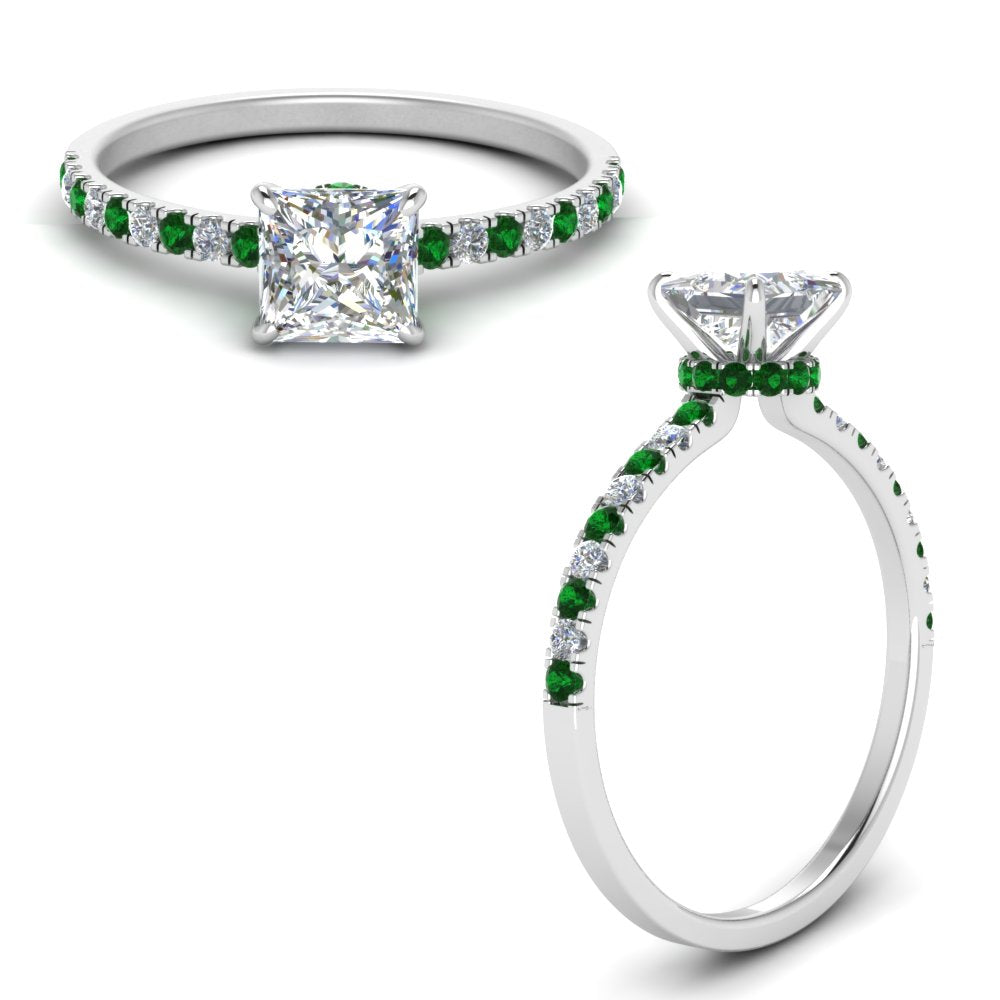 hidden-halo-petite-princess-cut-diamond-engagement-ring-with-emerald-in-FD9168PRRGEMGRANGLE3-NL-WG