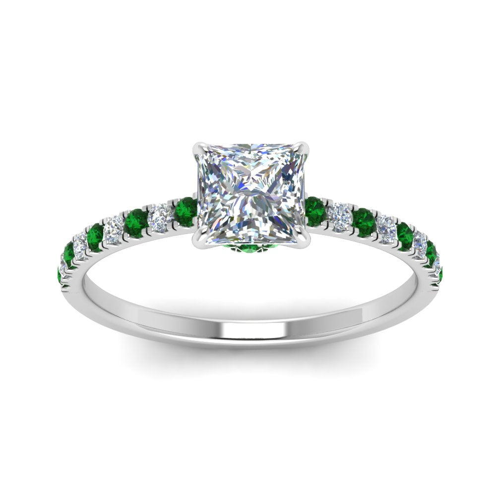 hidden-halo-petite-princess-cut-diamond-engagement-ring-with-emerald-in-FD9168PRRGEMGRANGLE3-NL-WG