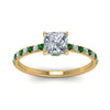 Load image into Gallery viewer, hidden-halo-petite-princess-cut-diamond-engagement-ring-with-emerald-in-FD9168PRRGEMGRANGLE3-NL-YG