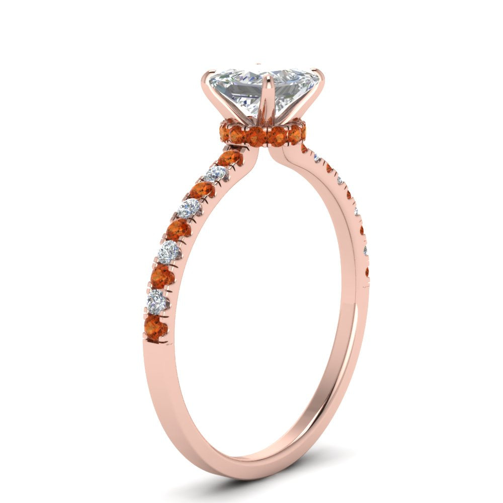 hidden-halo-petite-princess-cut-diamond-engagement-ring-with-orange-sapphire-in-FD9168PRRGSAORANGLE3-NL-RG