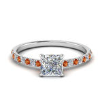 Load image into Gallery viewer, hidden-halo-petite-princess-cut-diamond-engagement-ring-with-orange-sapphire-in-FD9168PRRGSAORANGLE3-NL-WG
