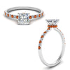 Load image into Gallery viewer, hidden-halo-petite-princess-cut-diamond-engagement-ring-with-orange-sapphire-in-FD9168PRRGSAORANGLE3-NL-WG