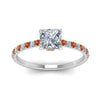 Load image into Gallery viewer, hidden-halo-petite-princess-cut-diamond-engagement-ring-with-orange-sapphire-in-FD9168PRRGSAORANGLE3-NL-WG
