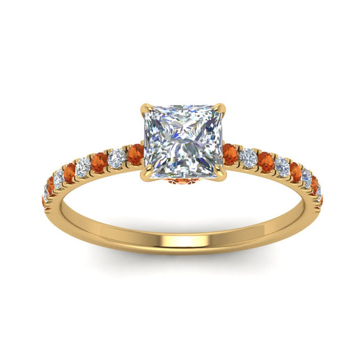 hidden-halo-petite-princess-cut-diamond-engagement-ring-with-orange-sapphire-in-FD9168PRRGSAORANGLE3-NL-YG