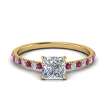 Load image into Gallery viewer, hidden-halo-petite-princess-cut-diamond-engagement-ring-with-pink-sapphire-in-FD9168PRRGSADRPIANGLE3-NL-YG

